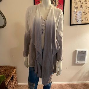 BAREFOOT DREAMS COMFY COZY BLANKET CARDIGAN